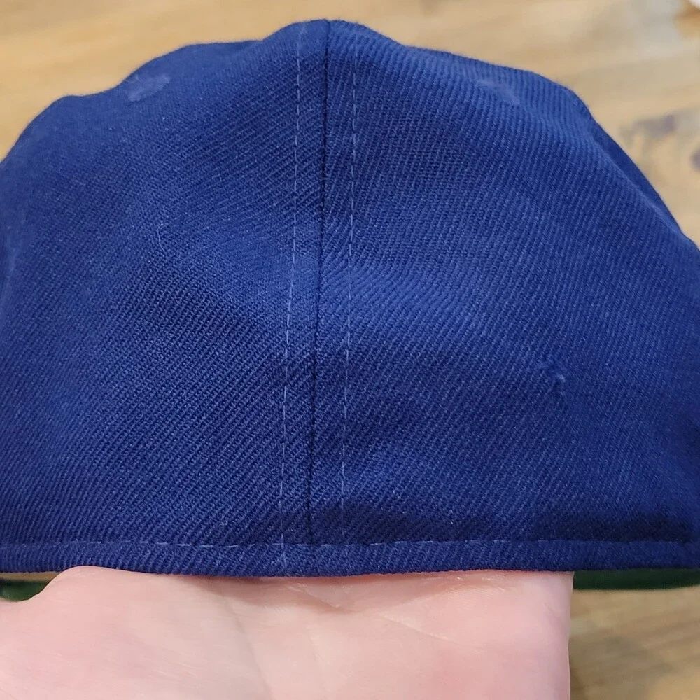 Seattle Mariners Hat Cap New Era Size 7 Cooperstown 59Fifty Wool Blue